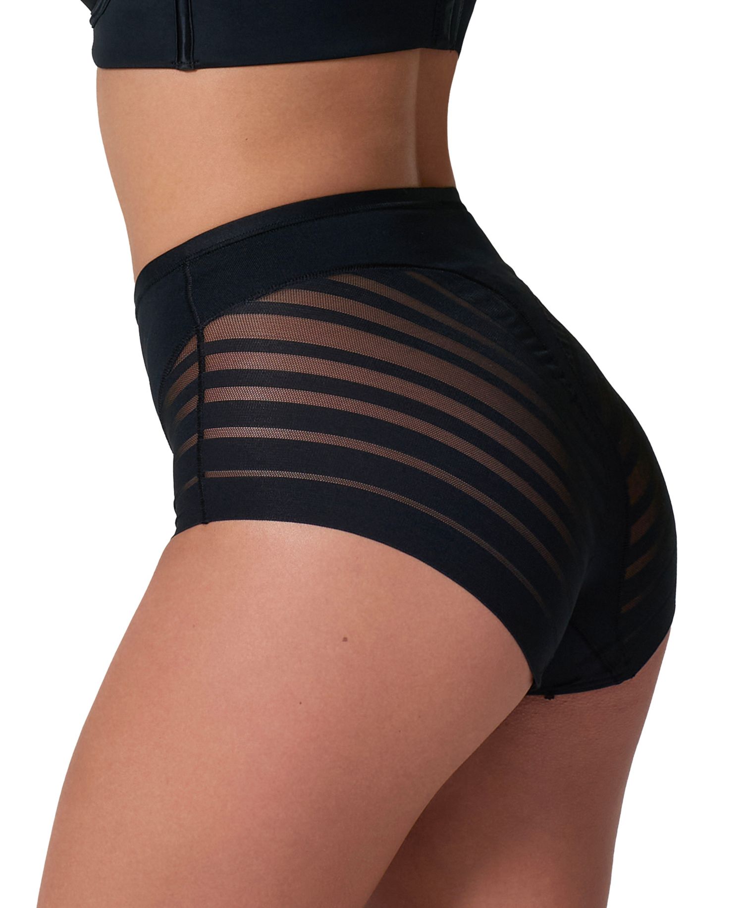 Women's Lace Stripe Undetectable Classic Shaper Panty 012903