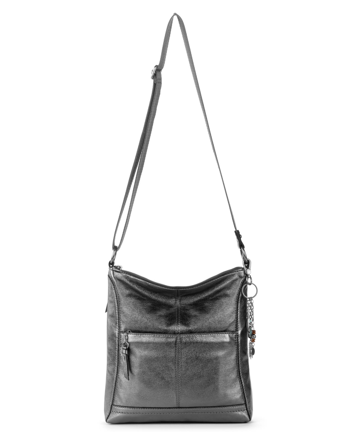 The Sak Women's Lucia Leather Crossbody Bag In Gray