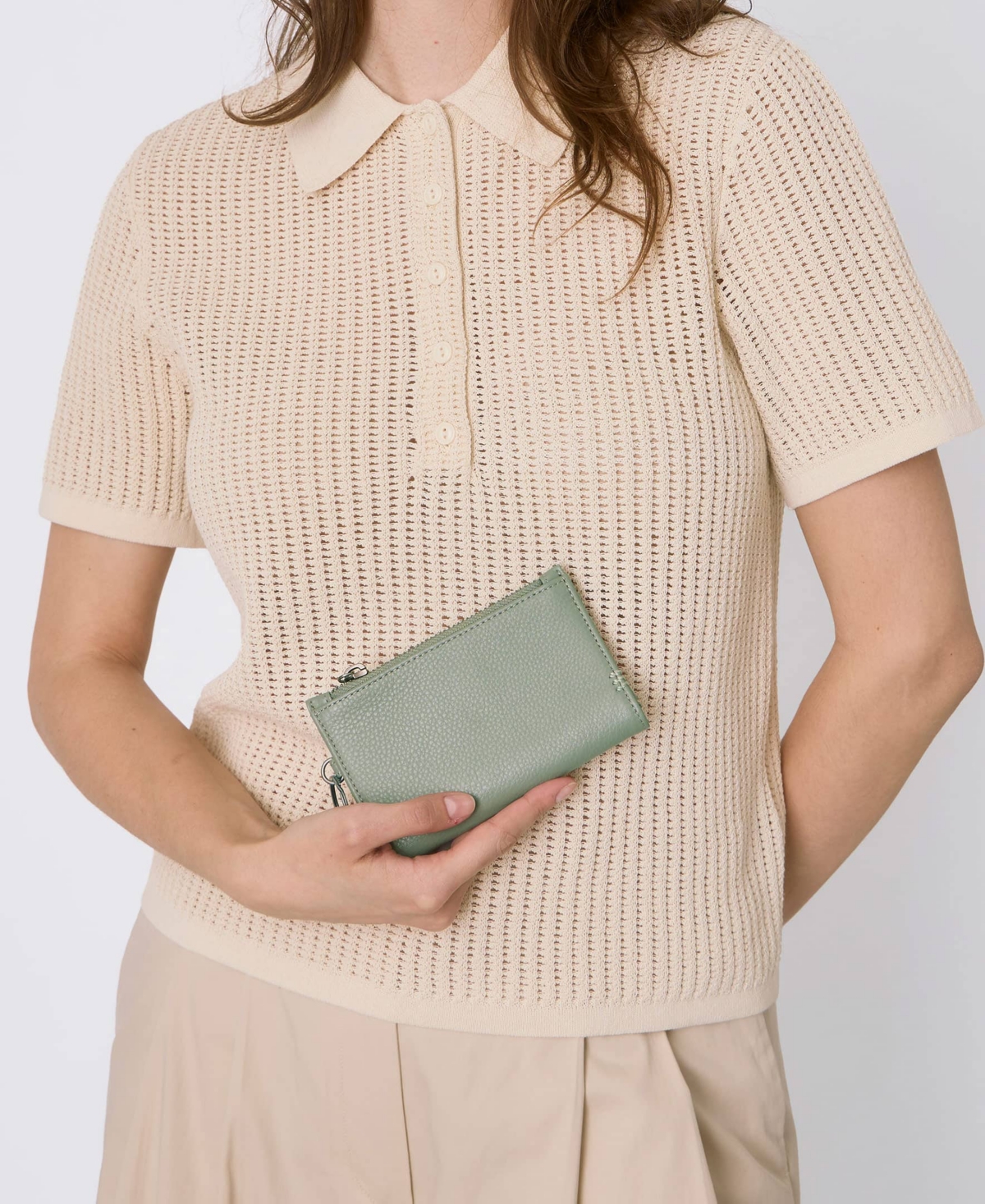 The Sak Encino Leather Card Case Wallet