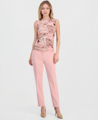 Women's Marble Mesh Sleeveless Tank, Macy's Exclusive