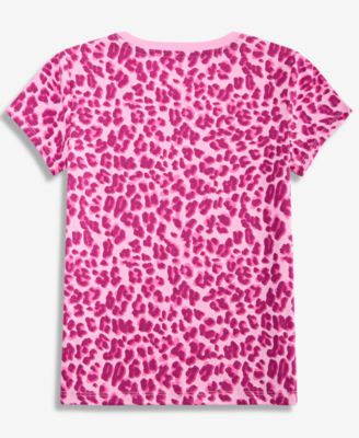 Girls 5-20 Short-Sleeve Leopard-Print T-Shirt, Macy's Exclusive