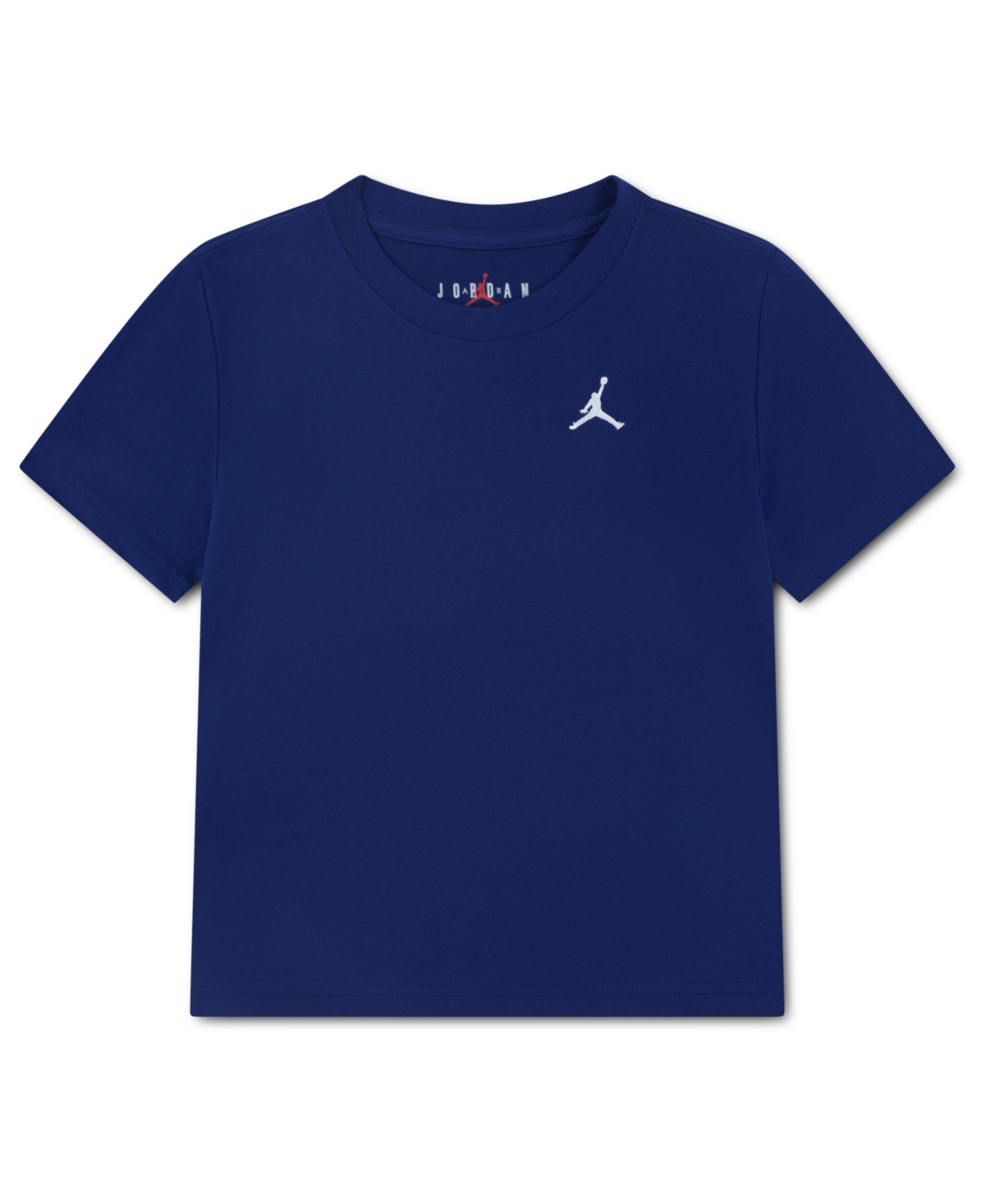 Jordan Boys 2t-7 Jumpman Air Embroidered Short Sleeve T-shirt In Blue