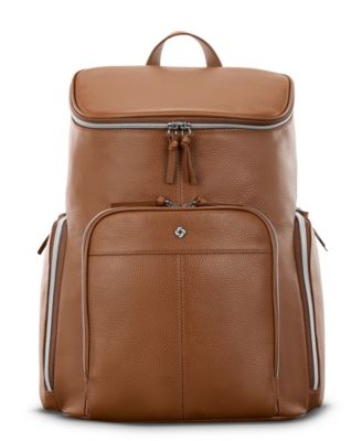 Mobile Solution 2 Leather Deluxe Backpack