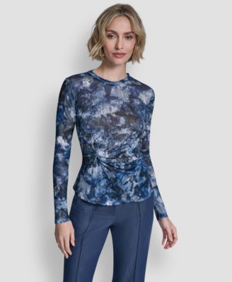 DKNY - Women's Crewneck Long-Sleeve Top