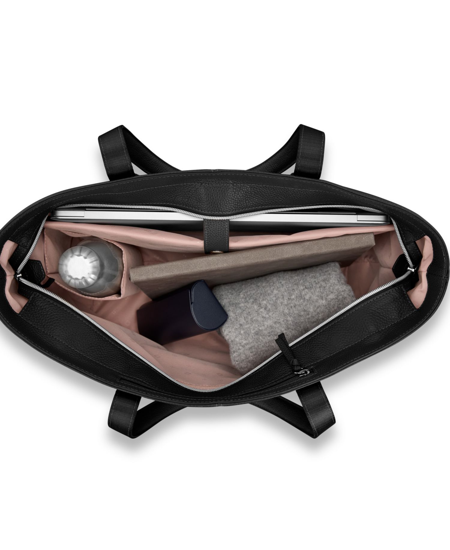 19" Mobile Solution 2 Leather Tote Bag