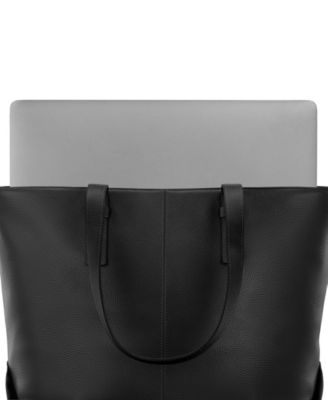 19" Mobile Solution 2 Leather Tote Bag