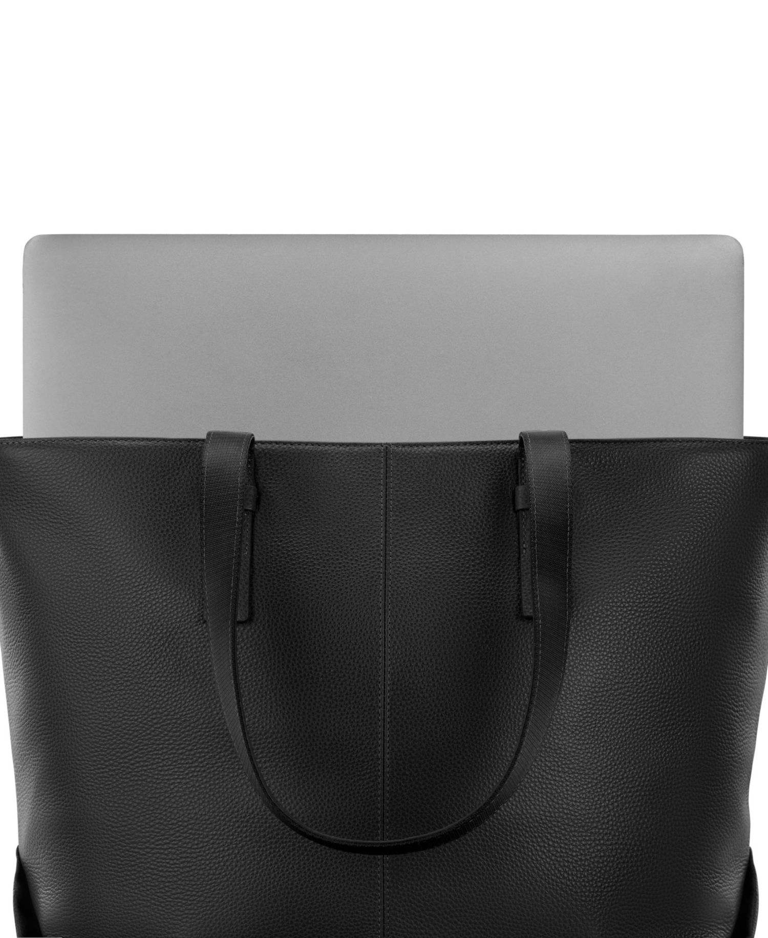 19" Mobile Solution 2 Leather Tote Bag