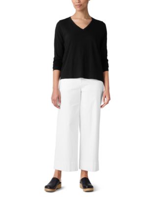 Women's V-Neck Long-Sleeve T-Shirt