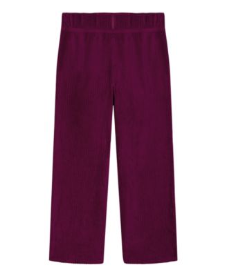 Girls' 7-16 Ribbed Pull-On Lounge Pants