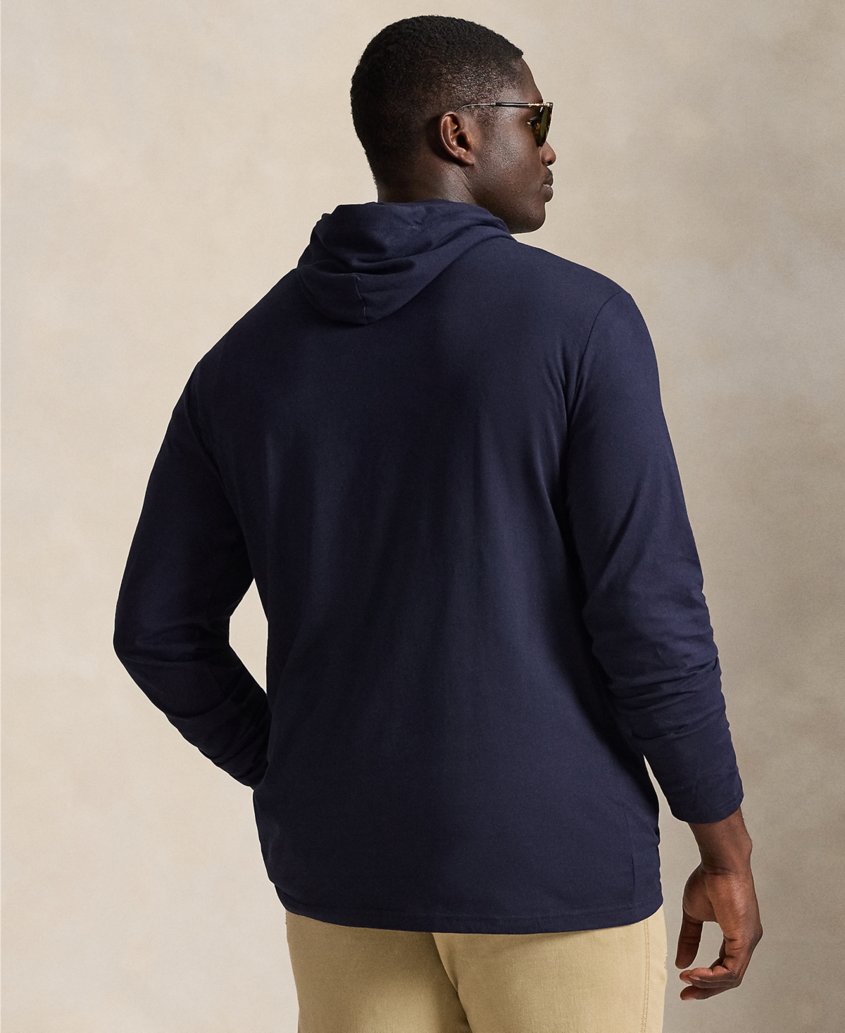 Polo Ralph Lauren Men's Big & Tall Jersey Hooded T-Shirt