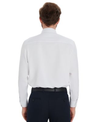 Men's Solid Long-Sleeve Dress Shirt