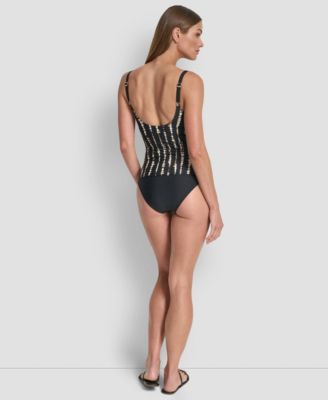 Women's O-Ring Twist-Front Tankini Top & Bottoms 