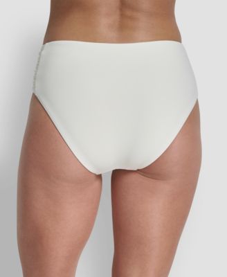 Women's High-Waist Side-Shirred Bikini Bottoms