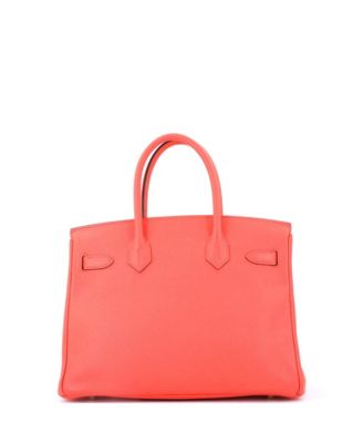 Birkin 30 Handbag Red Epsom with Gold Hardware