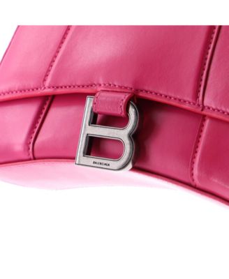 XS Hourglass Top Handle Bag Leather