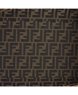 Large x Fendi Fendace Sunshine Shopper Tote Printed Zucca Jacquard