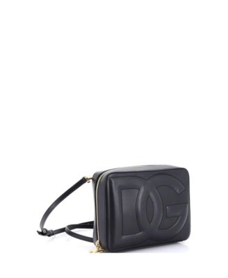 Medium DG Logo Camera Bag Leather
