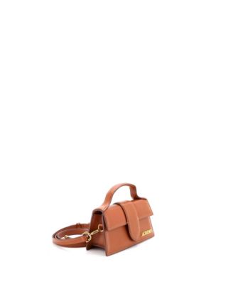 Le Bambino Top Handle Flap Bag Leather