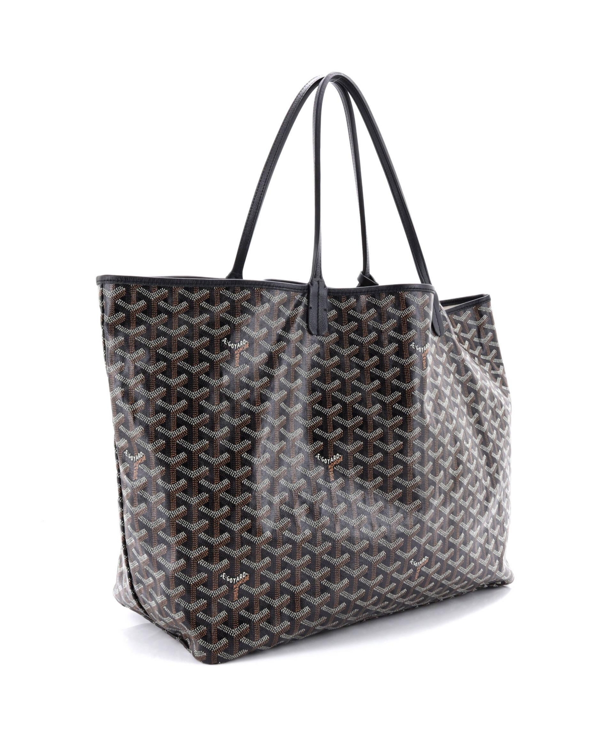 Pre-Owned Goyard Gm Saint Louis Tote Coated Canvas