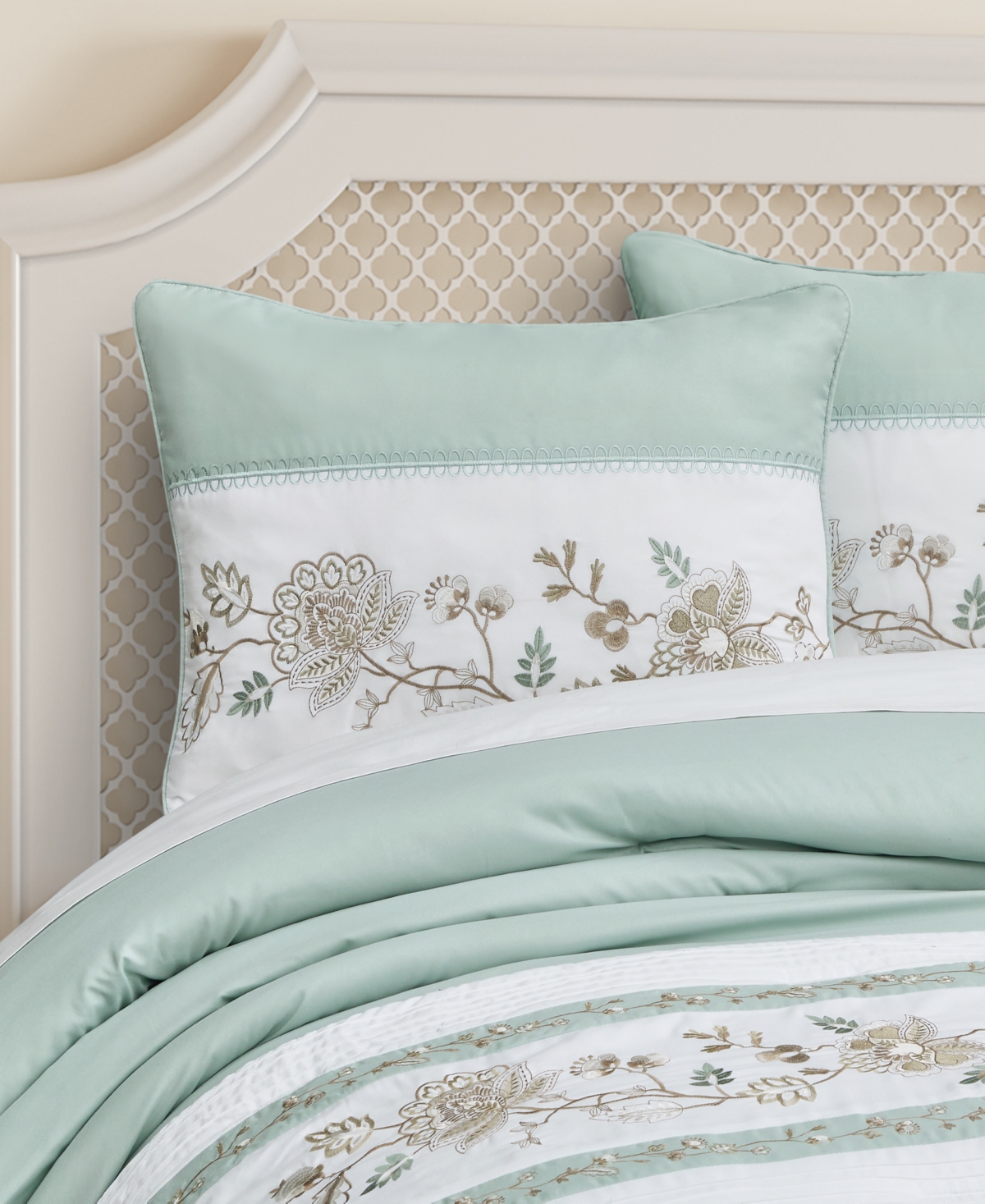 Royal Court Spring Social Floral 3-pc. Comforter Set, King/california King In Green