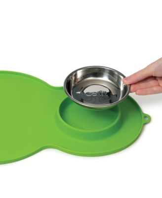 Senses Flower Fountain Set w/ Silicone Placemat and Stainless Bowl SET