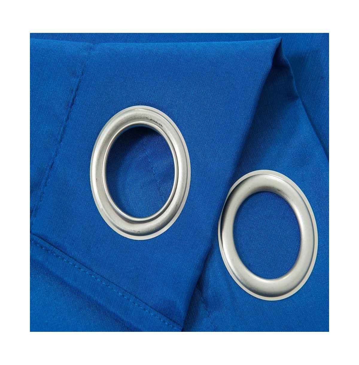 Olivia Gray Gilbert Solid Single Grommet Curtain Panel Pair - 54x84