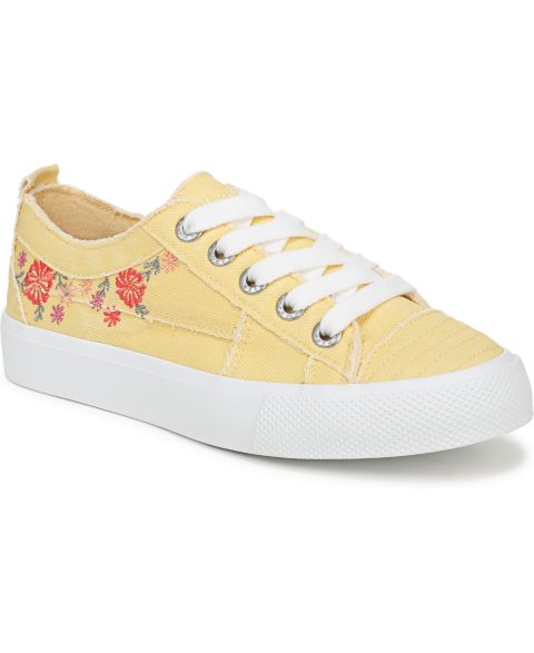 Женские кроссовки Blowfish Malibu Very Sadie Lace-Up, цвет: Сливочный жёлтый с принтом холщовый