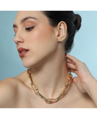 Women's The Chunky Twirl-Link Chain Necklace - California Gold