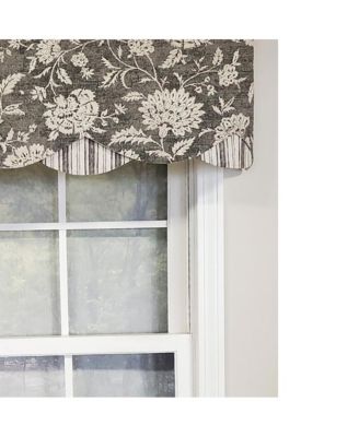 Luxurious Modern Design Classic Basanti Petticoat Style Window Valance 50" x 15" Metal