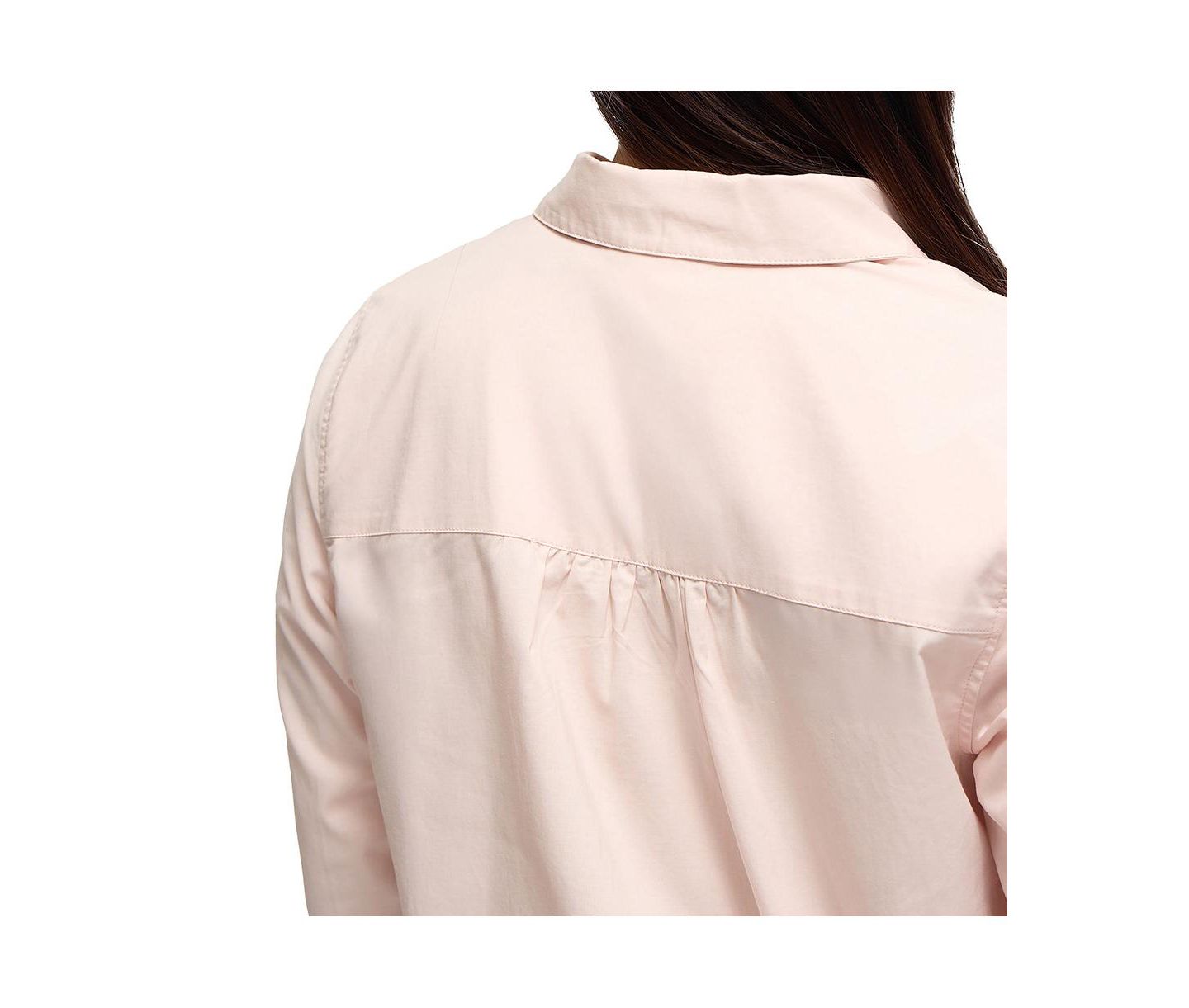 Женская рубашка Ingrid + Isabel Poplin Button Down Shirt, цвет: Розовый — фото 5