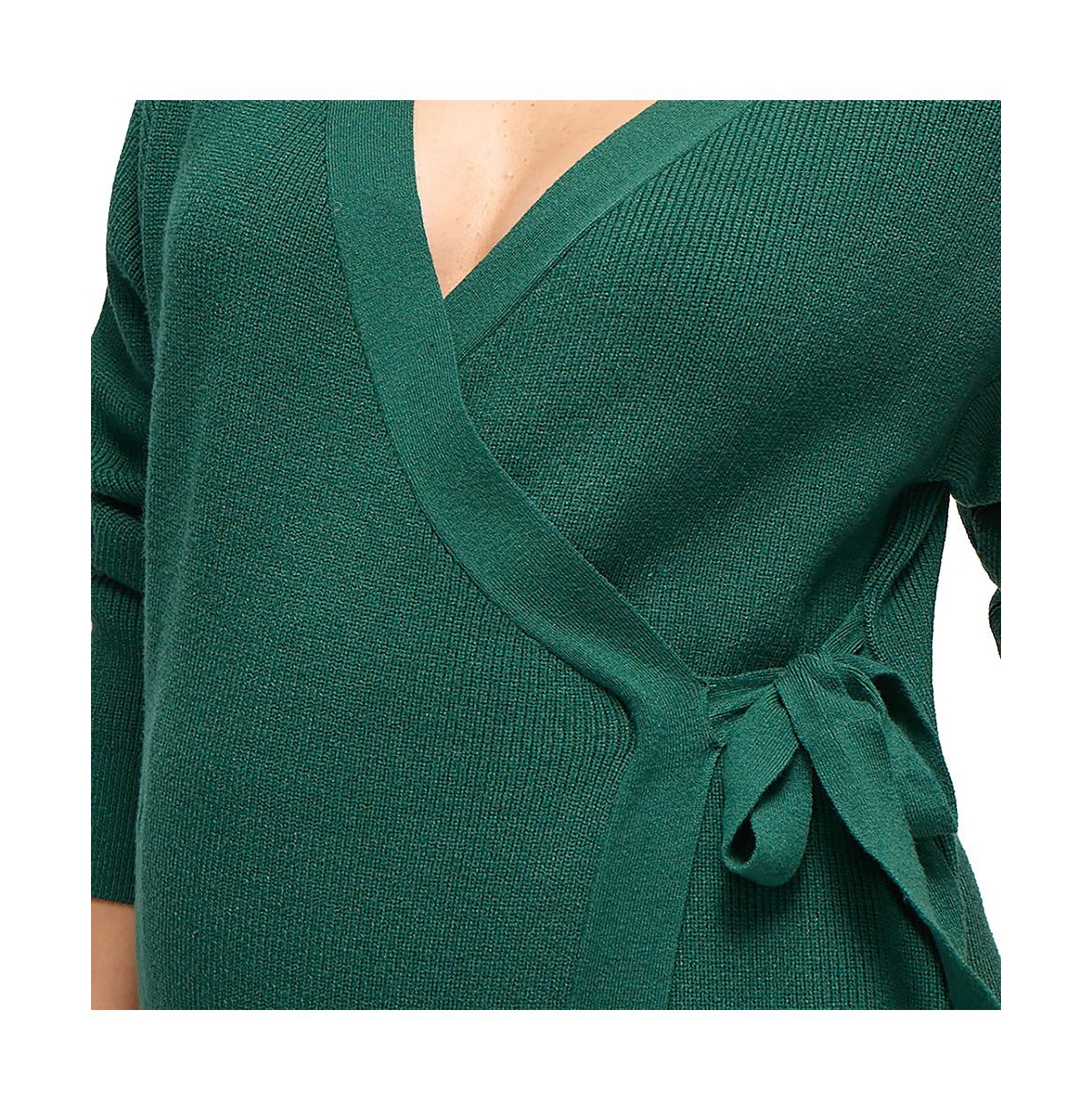 Ingrid + Isabel Women's Maternity Crossover Tie Cardigan Sweater