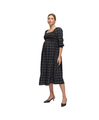 Ruffle Sleeve Midi Dress