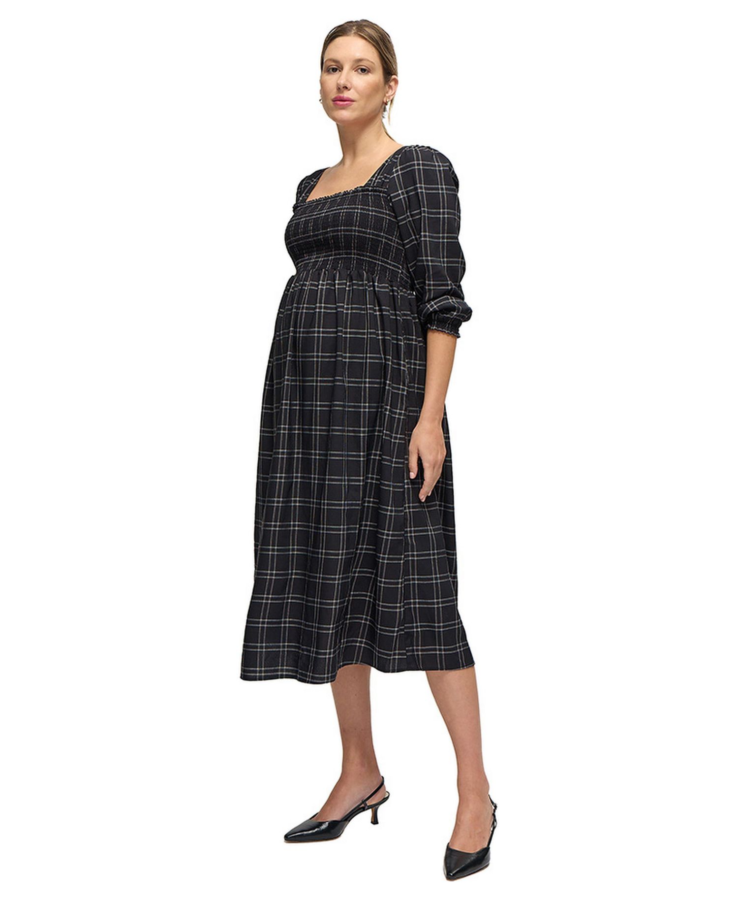 Women's Ingrid + Isabel Ruffle Sleeve Midi Dress