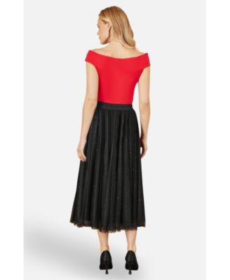 Women's Sparkle Mesh Tulle Skirt