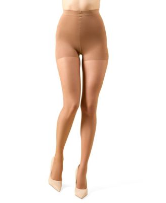 Women's Cotton On Top Crystal Sheer 12 Denier Pantyhose