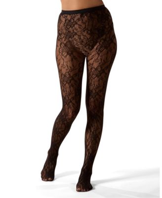 Women's "Blooming Floral" Fashion Net Tights