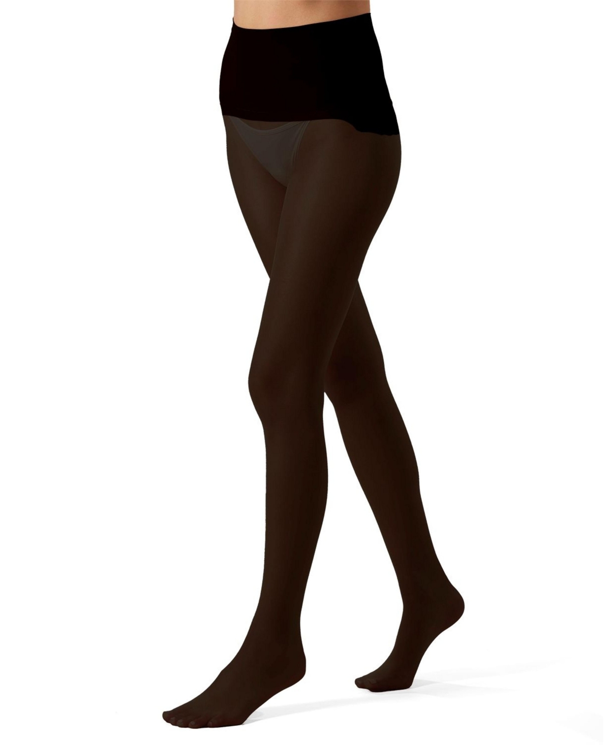 MeMoi Women's Crystal Sheer Seamless Top 12-Denier Pantyhose