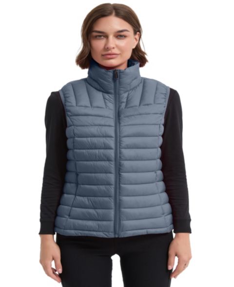 Женские жилеты Hawke & Co. Women's Rail Quilt Packable Puffer Vest