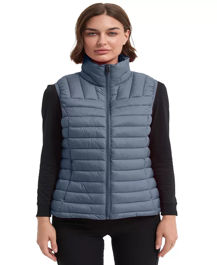 Women's Rail Quilt Packable Puffer Vest - thumbnail 6
