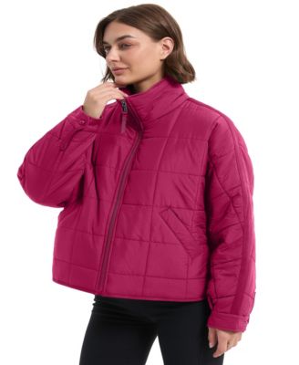 Women's Crinkle Oversized Quilted Jacket