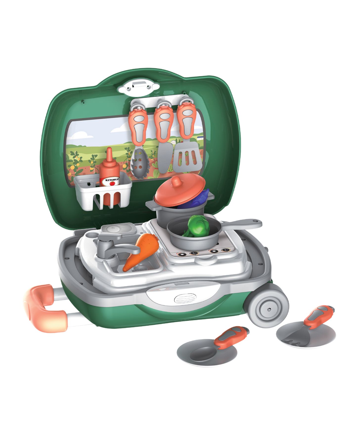 Детский игровой набор World Tech Toys Garden-Fresh Portable Kitchen Playset — фото 3