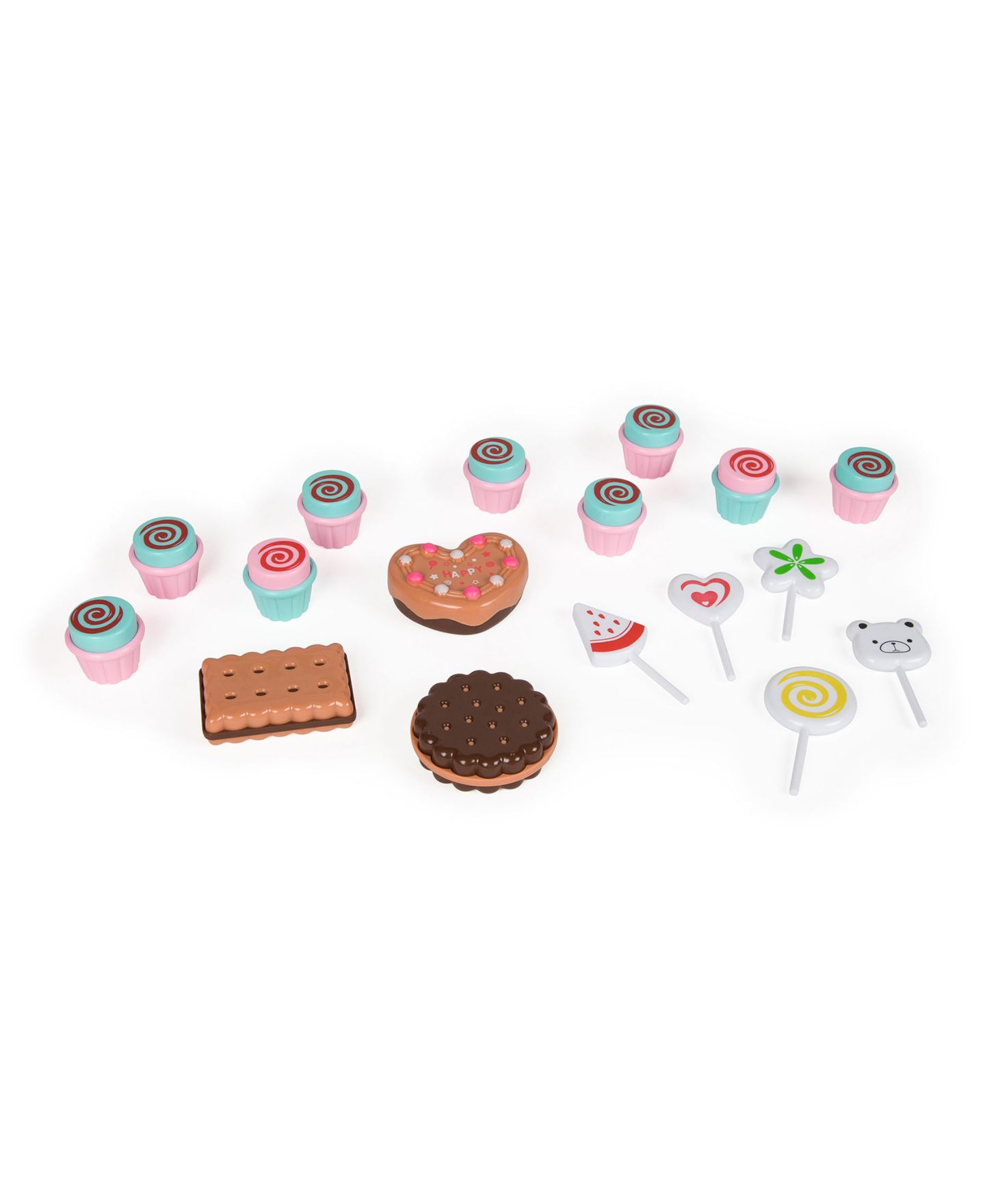 Детский игровой набор World Tech Toys Sweets Stop Rotating Wheels 28-Piece Cart Playset, Ages 3+ — фото 3