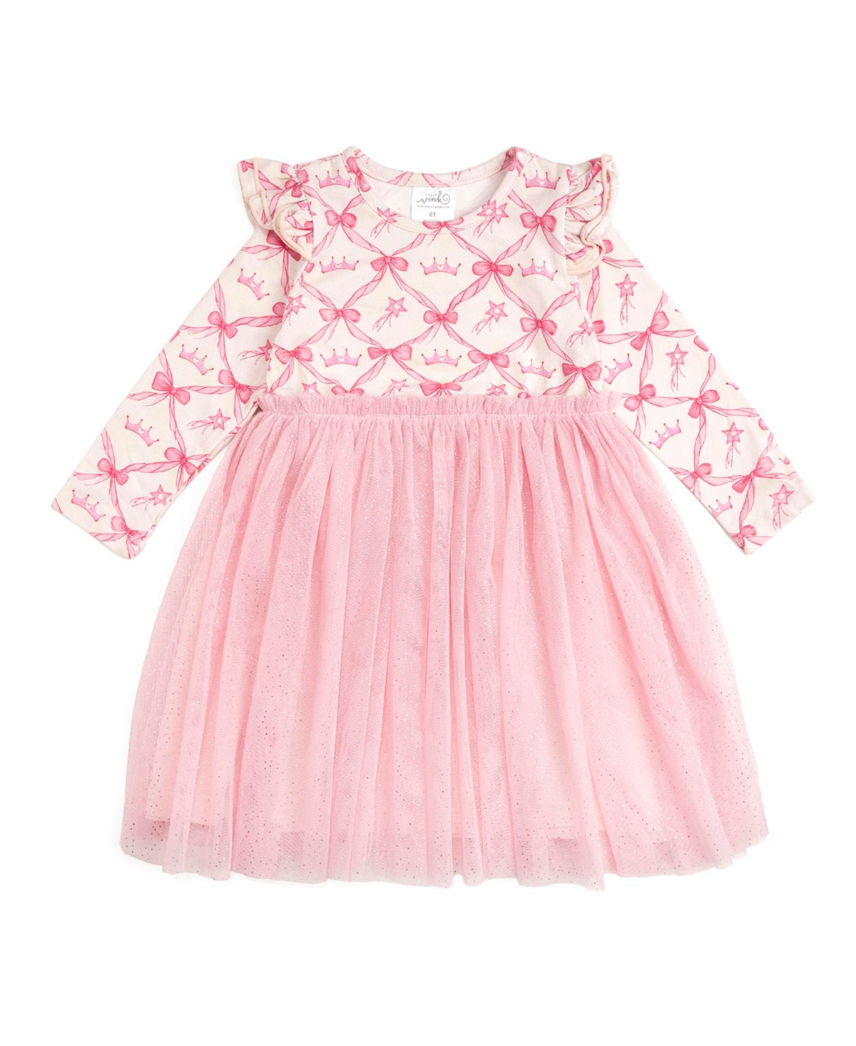 Sweet Wink Toddler Girls Princess Coquette Long Sleeve Tutu Dress