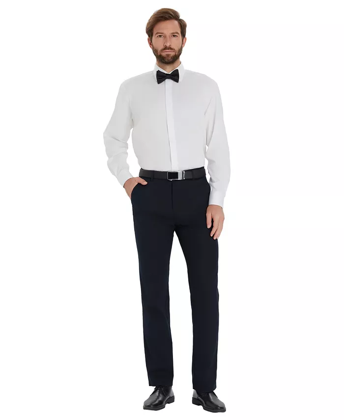Men's Formal Solid Regular Fit Dress Shirt - thumbnail 2