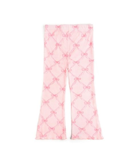 Леггинсы Sweet Wink Bow Trellis Flare для девочек, цвет: Розовый