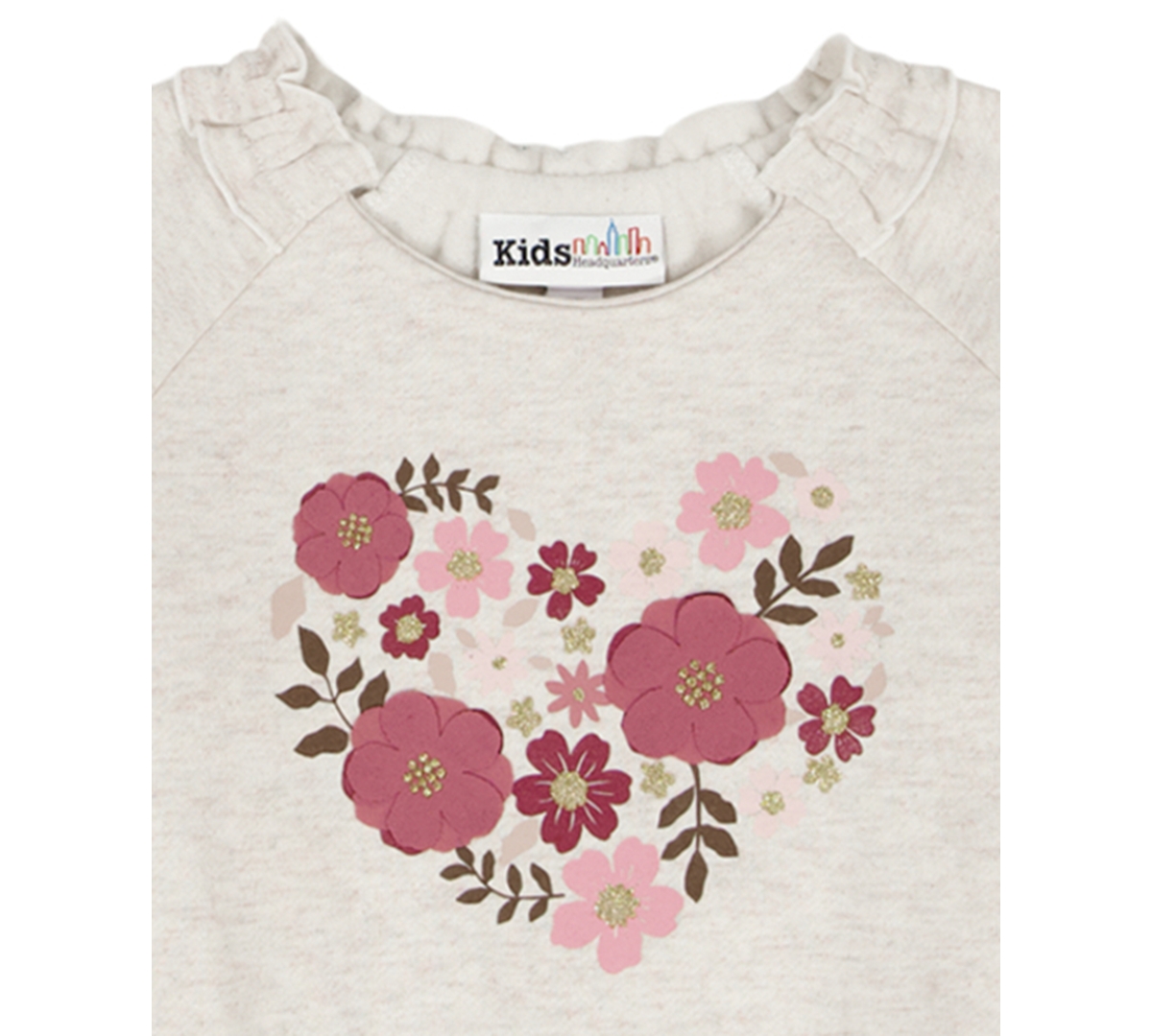 Kids Headquarters Girls Toddler 4T-6X Long-Sleeve Top and Pants, 2-Piece Set