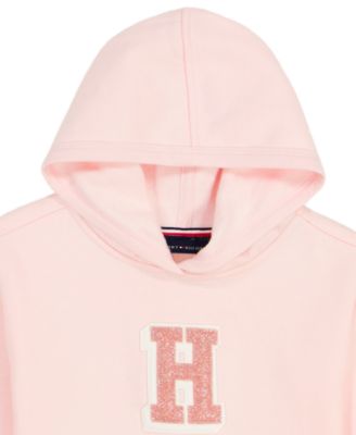 Girls' 4-6X Chenille Logo Oversized Hoodie and Joggers, 2-Piece Set