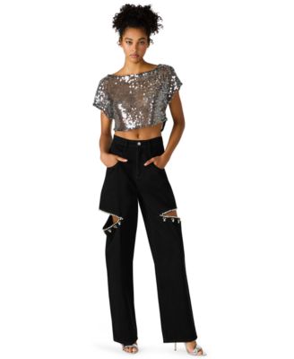 Women's Ayla Relaxed Fit High Rise Ankle Jeans