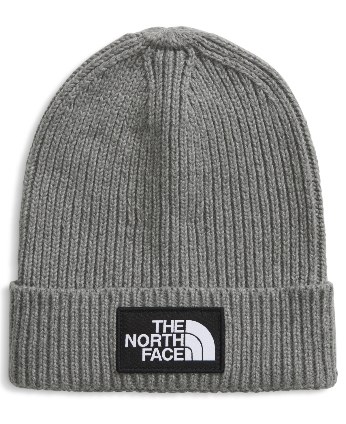 The North Face Boys Logo Rib-Knit Box Cuffed Beanie