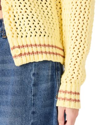 Women's Leiah Crochet Collarless Jacket